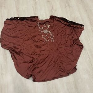 Elegant Brown Kurta with Embellished Detailing